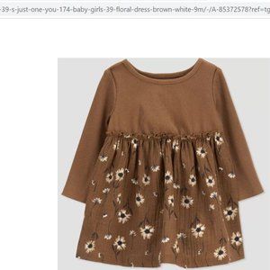 NWT Brown Dress 9 months, 12 months